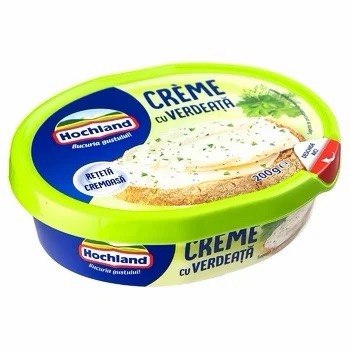 Крем-сир Hochland Créme із зеленню 200г — Hochland