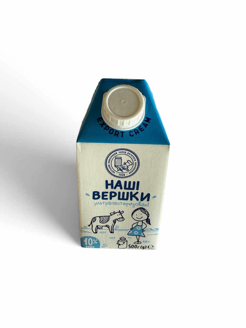 Вершки «Наші Вершки» 10% 500г — Наші Вершки