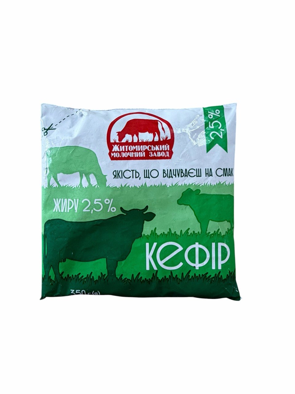 Кефір ЖМЗ 2,5% 350г — Житомирський молочний завод