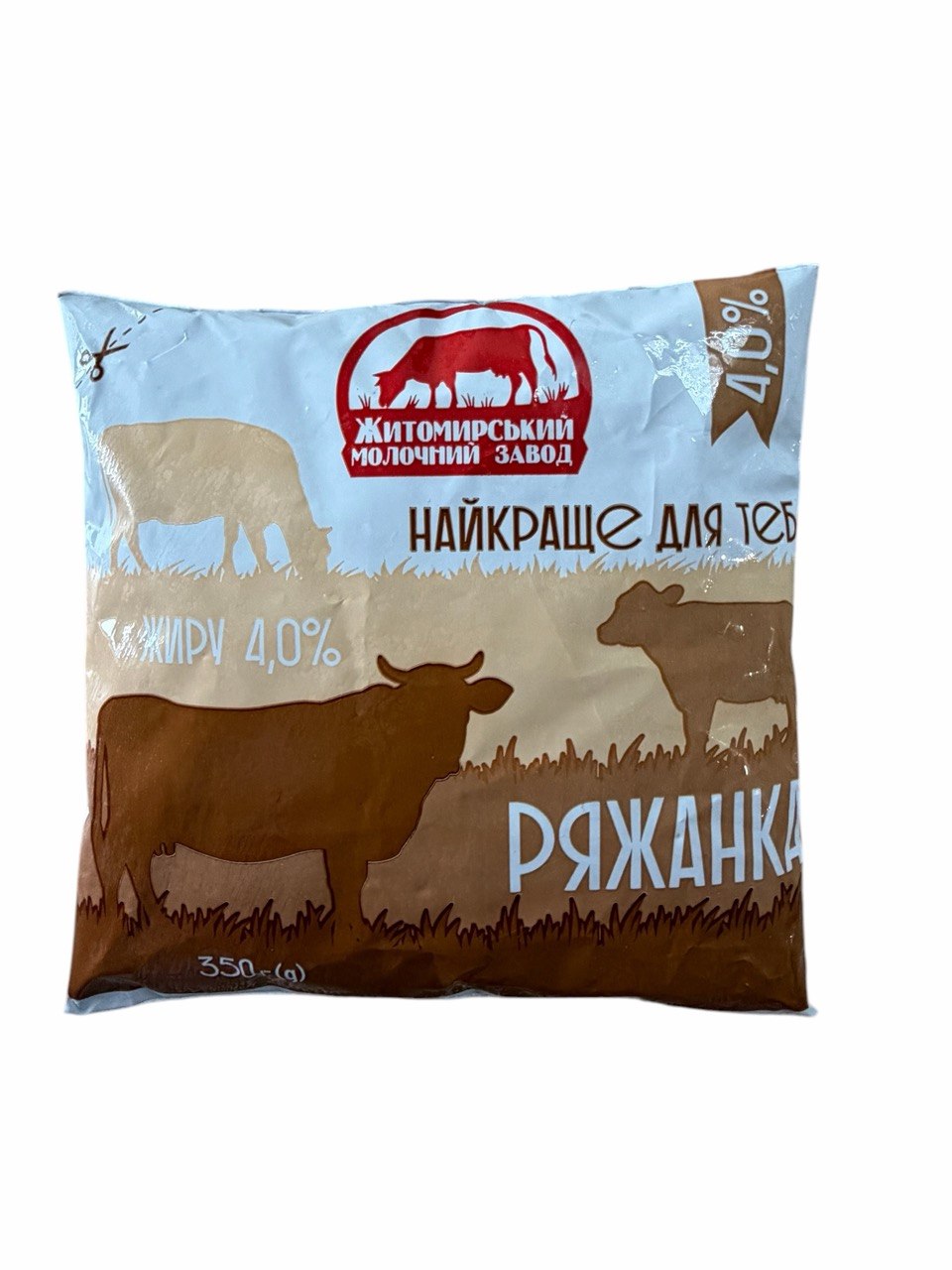 Ряжанка ЖМЗ 4% 350г — Житомирський молочний завод
