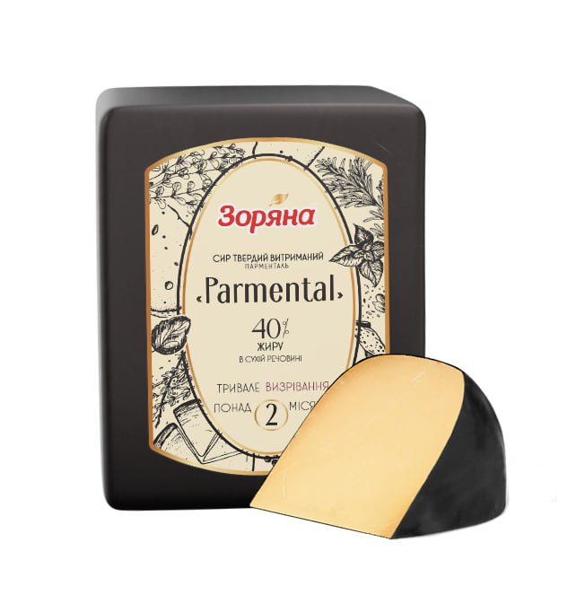 Сир «Зоряна» Parmental 40% — Зоряна